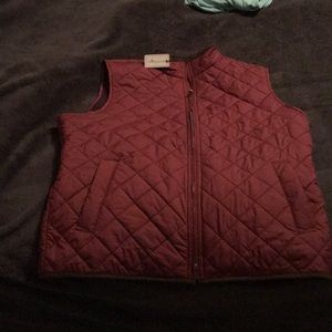 Peter Millar Maroon Puffer Vest- Large